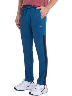 Şanal Slazenger Oxford I Erkek Fermuar Cepli Petrol Eşofman Altı