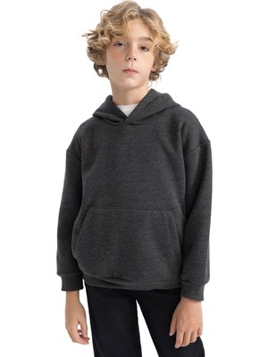 Şanal Defacto Erkek Çocuk Regular Fit Kapüşonlu Sweatshirt