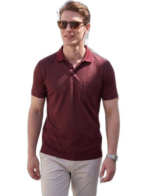 Şanal Buratti Pamuklu Regular Fit Göğüs Cepli Düğmeli Polo T Shirt Erkek Polo T Shirt 4565001