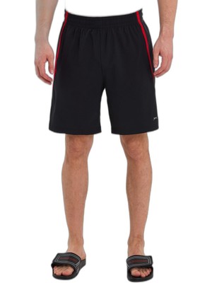 Şanal Slazenger Randy Erkek Cepli Fıtness Siyah Şort