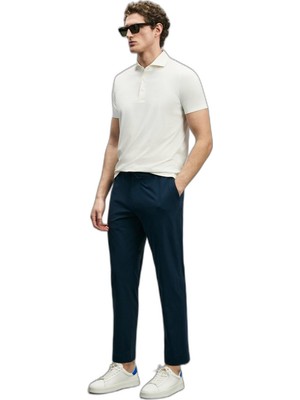 Şanal Lufian Erkek Spencer Hi- Tech Performance Dikişsiz Polo T-Shirt 111040240 Beyaz