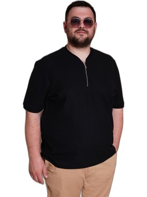Şanal Buratti Büyük Beden Pamuklu Regular Fit T Shirt Erkek T Shirt 5902653B