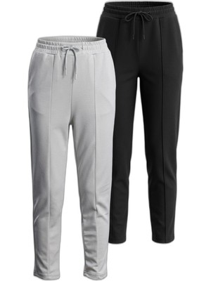 Şanal Slazenger Korbın 2 Li Set Kadın Cepli Eşofman Altı