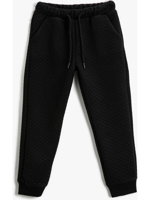 Şanal Basic Jogger Eşofman Altı Beli Bağlamalı Kapitone