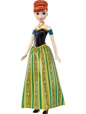 Şanal Mattel Disney Karlar Ülkesi Şarkı Söyleyen Anna Bebek Filmdeki 'for The First Time In Forever' Şarkısını 4 Dilde Seslendiren Disney Karlar Ülkesi Şarkı Söyleyen Anna Bebek JDX53