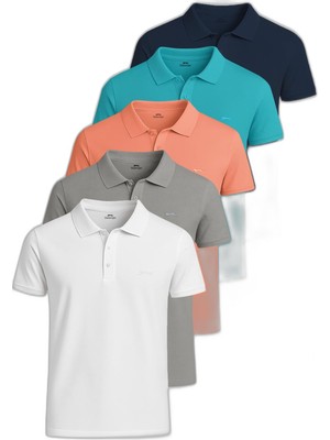 Şanal Slazenger Soho 5 Li Set Erkek Tişört