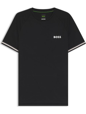 Şanal Erkek Kısa Kol Bisiklet Yaka Kısa Boy Pamuklu Siyah T-Shirt 50559207-001