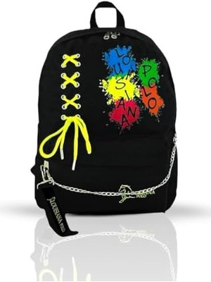 aklow akyoleticaret Laptop Bölmeli Okul Çantası, Multicolor, 1141