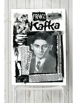 aklow akyoleticaret (PSTER5231) Franz Kafka Posteri (40X60 Cm)
