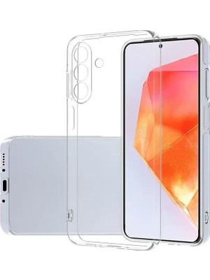 aklow akyoleticaret Samsung Galaxy A17 ile Uyumlu Kılıf Süper Esnek Yapılı Toz ve Kirden Koruyan Silikongalaxy A17ILE Uyumlu Süper Şeffaf Kapak