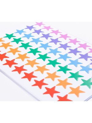 Şanal Bimotif Karışık Renkli Yıldız Sticker Seti, 540 Adet