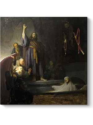 aklow akyoleticaret Rembrandt Lazarus'un Yükselişi Tablosu 90 x 90
