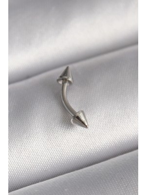 Alvenda Home 316L Çelik Gümüş Renk Çivi Model Piercing TJ-PR1362