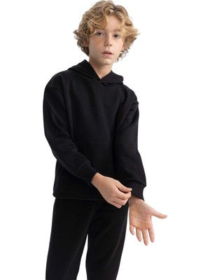 Şanal Defacto Erkek Çocuk Regular Fit Kapüşonlu Sweatshirt