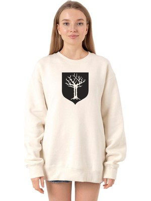 Şanal Tshirthane Got House Forrester Ekru Kadın 2ip Sweatshirt P21201S5405, S