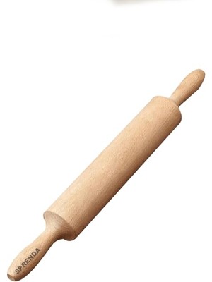 aklow akyoleticaret Yüksek Kaliteli Ahşap Merdane Oklava Hamur AÇMA%100 Dişbudak 40X5 cm