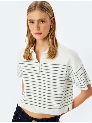 Şanal Koton Polo Neck Sweater