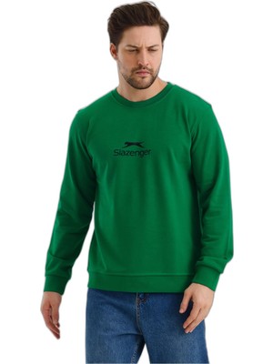 Şanal Slazenger Ortwın Erkek Yeşil Sweatshırt