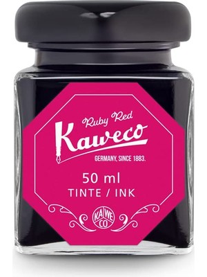Şanal Kaweco 10002197 Şişe Mürekkep Kırmızı 50 ml