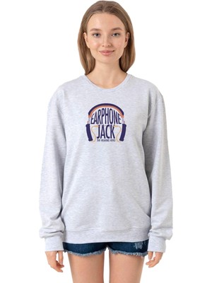 Şanal Tshirthane My Hero Academia Anime Earphone Jack Grimelanj Kadın 2ip Sweatshirt P22181S2249, S