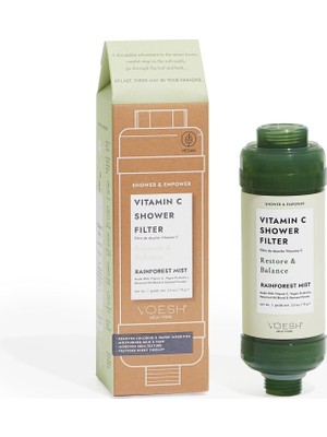 Şanal Voesh Shower & Empower Duş Filtresi Yağmur Ormani & Vitamin C 70 gr