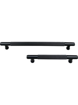 Şanal System 9226 Modern Çizgili Kulp Siyah Renk 640 mm Çok Renkli