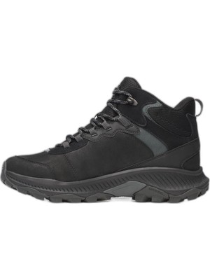 Şanal Merrell Speed Strike 2 Ltr Mid Wp Waterproof, Hakiki Deri Erkek Bot, Siyah, 45 Beden, 45 Eu