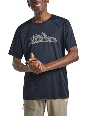 Şanal Jack Wolfskin Peak Graphıc T M,mtn Midnight Sky 3xl