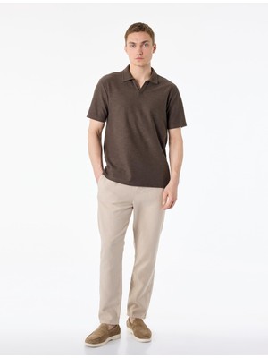 Şanal Regular Fit Kısa Kollu Basic Polo Yaka Tişört