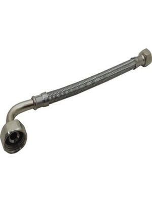 aklow akyoleticaret 30 cm Gömme Rezervuar Şamandıra Bağlantı Fleksi, Dirsekli 3/8-1/2
