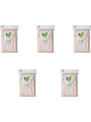 aklow akyoleticaret Kaşık; Roll-Up Doğaya Dönüş Ekolojik DOĞAL%100 Ahşap, Kalınlık: 1.8 Mm, 16 Cm., 50'li 5 Paket