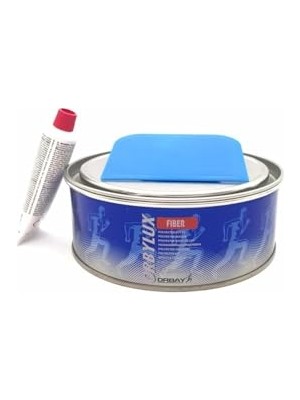 aklow akyoleticaret Fiber Elyaf Macun 1000 G + Plastik Macun Aparatı Hediye