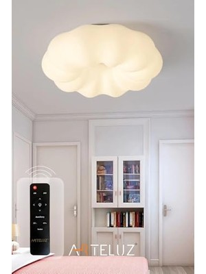 aklow akyoleticaret Bulut Model Modern Plafonyer Avize, 55 cm