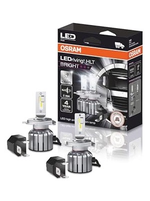 aklow akyoleticaret H4 Ampul Ledriving Bright 15/15W 24V P43T FS2-64196DWBRT-2HFB