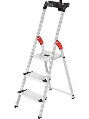 aklow akyoleticaret 8040307 Xxl Easyclix Emniyet Merdiveni, 5 Adım, 235 CM/130 mm