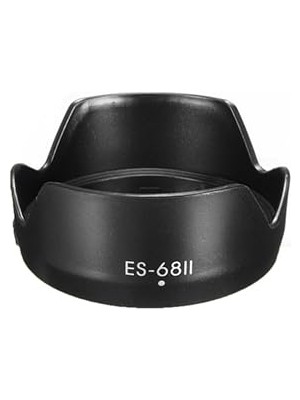 aklow akyoleticaret Canon Ef 50 mm F1.8 Stm Lens Için Es-68 Iı Ters Takılabilir Bayonet Parasoley