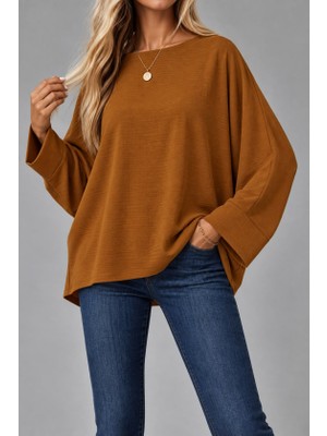 İkales Ikales Oversize Yarasa Kol Bluz