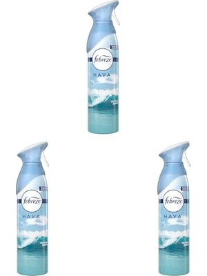 aklow akyoleticaret Okyanus Esintili Hava Ferahlatıcı Oda Spreyi, 185 Ml, 3'lü Paket