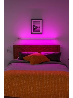 aklow akyoleticaret Çok Renkli LED Lambader, 1 Metre, Uzaktan Kumandalı, 16 Renk
