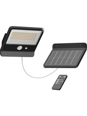 MSP 8W Solar Sensörlü Dış Mekan Aydınlatma (6500K - Beyaz Işık)