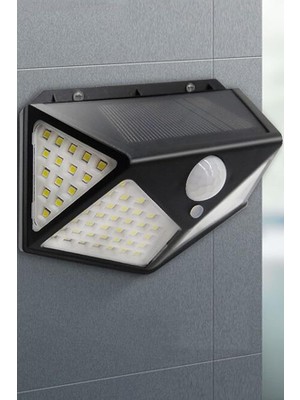 MSP Enerjili Bahçe Lambası 100 LED Bahçe Aplik Solar Bahçe Lambası 1410