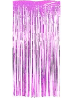 MSP Marifetlerim - Püsküllü Pembe Doğum Günü Arka Fonu Kapı Süsü Duvar Süsü Banner En:1 Metre Boy:2 Metre