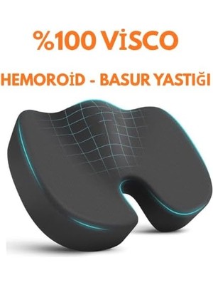 MSP Kuyruk Sokumu Oturma Simidi Minderi Yastığı Visco Ortopedik Yastık Coccxy