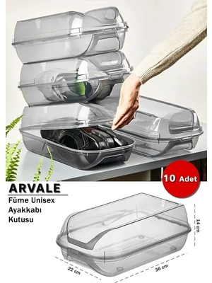 Happy Trend Kapak Ayakkabı Saklama Kutusu 10 Adet