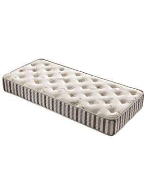 aklow akyoleticaret 80X160 cm Ortopedik Yaylı Yatak, Organic Cotton Kumaşlı Yumuşak Tuşeli