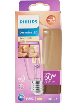 MSP LED Classic 60W ST64 E27 Kısılabilir Filament Ampul WGD90
