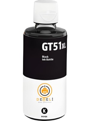 MSP Uyumlu GT53XL/GT51XL Siyah Mürekkep, 90ML, Smart Tank ve Ink Tank Serisi Için Uyumlu