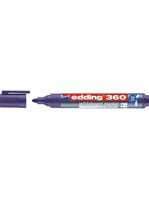 MSP 360 Beyaz Yazı Tahtası Kalemi - Mor - 1 Kalem - Yuvarlak Uç 1,5-3 mm