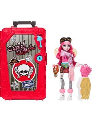 MSP High Skulltimate Secrets Cupid Asteria Bebek ve Aksesuar Seti, Hedef: Bavullu Kabin Slay-Katyon ve Giysi Gibi 19+ Sürpriz