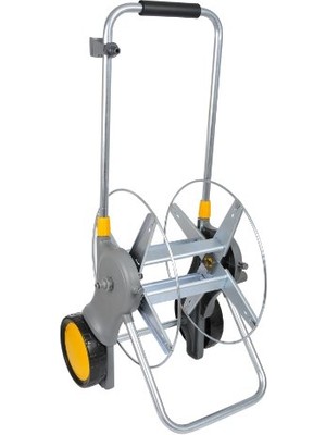 aklow akyoleticaret Toplama Sarma Arabası 2460H 90 M Metal Kapasiteli Tekerlekli Hortum